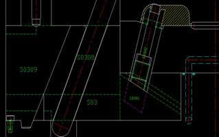 angle loose core structure